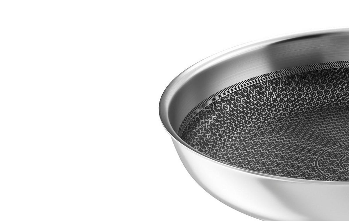 BRATPFANNE RELIEF EVOLUTION 24 cm cm  - Edelstahlfarben, Basics, Metall (24 cmcm) - ELO