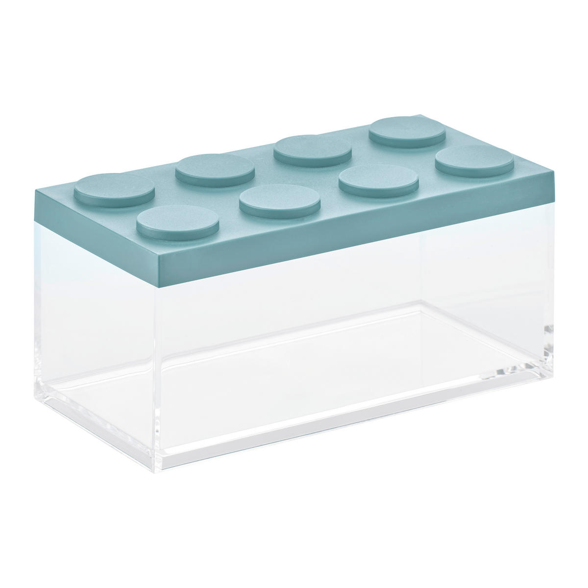 VORRATSDOSE 1,5 L  - Blau/Transparent, Kunststoff (10/20/10,5cm)