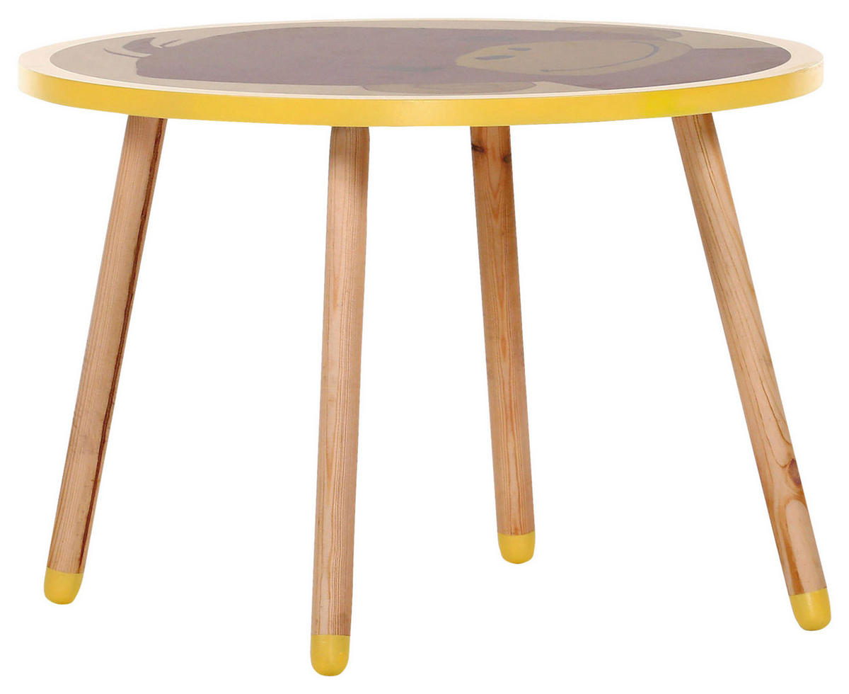 KINDERSITZGRUPPE Anouk Gelb  - Gelb, KONVENTIONELL, Holz/Holzwerkstoff