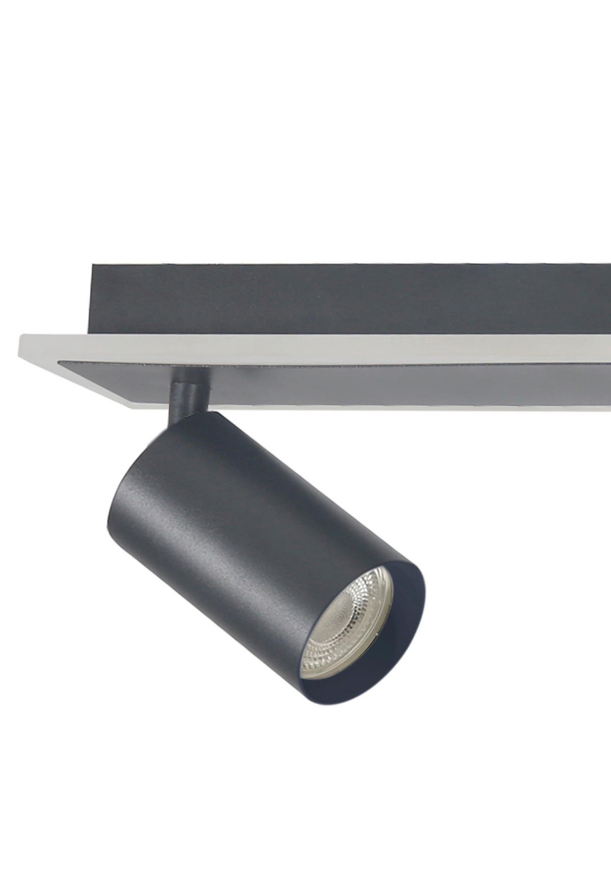 LED-DECKENSTRAHLER Parma  14/40/8 cm  - Schwarz, Design, Metall (14/40/8cm)