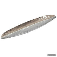 DEKOSCHALE - Silberfarben, Design, Metall (65,5/5/15cm) - Livetastic