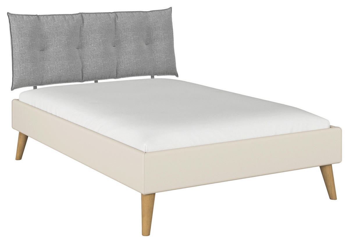 BETT 140/200 cm  Champagner   - Wildeiche/Champagner, Design, Holz/Holzwerkstoff (140/200cm) - Carryhome