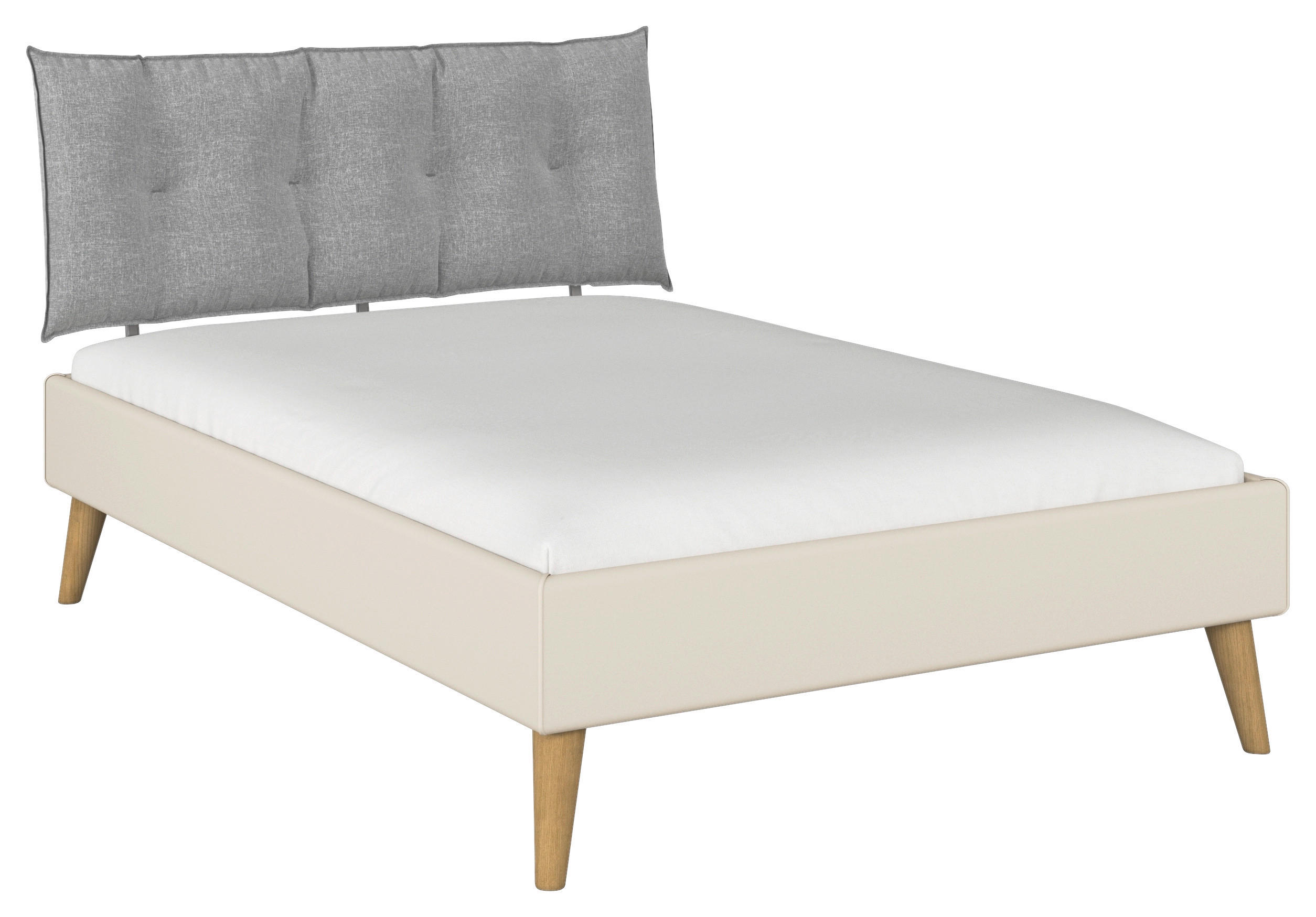 Carryhome Bett Champagner 140x200 cm