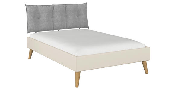 BETT 140/200 cm  in Champagner  - Wildeiche/Champagner, Design, Holz/Holzwerkstoff (140/200cm) - Carryhome