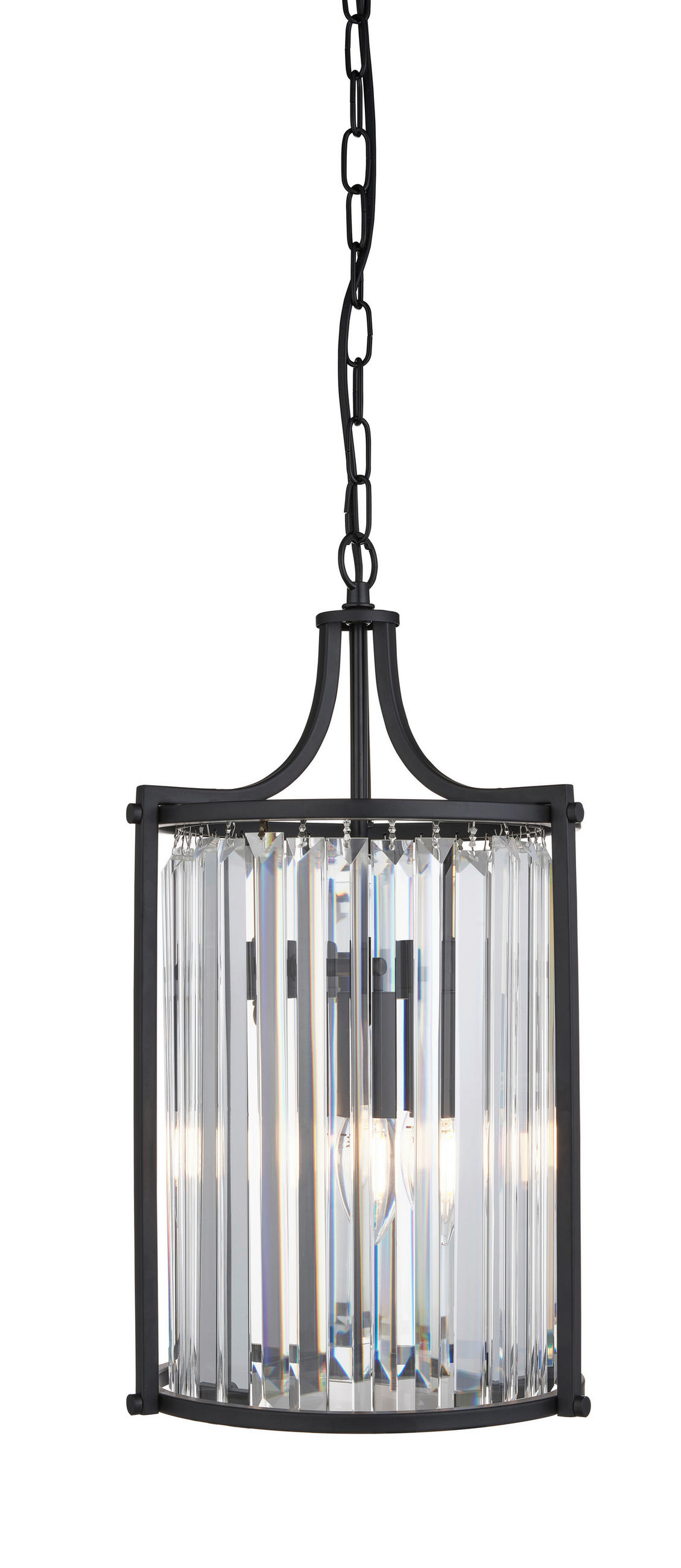 KRISTALNA VISEĆA SVJETILJKA  26/150 cm      Victoria  - crna, Design, staklo/metal (26/150cm)