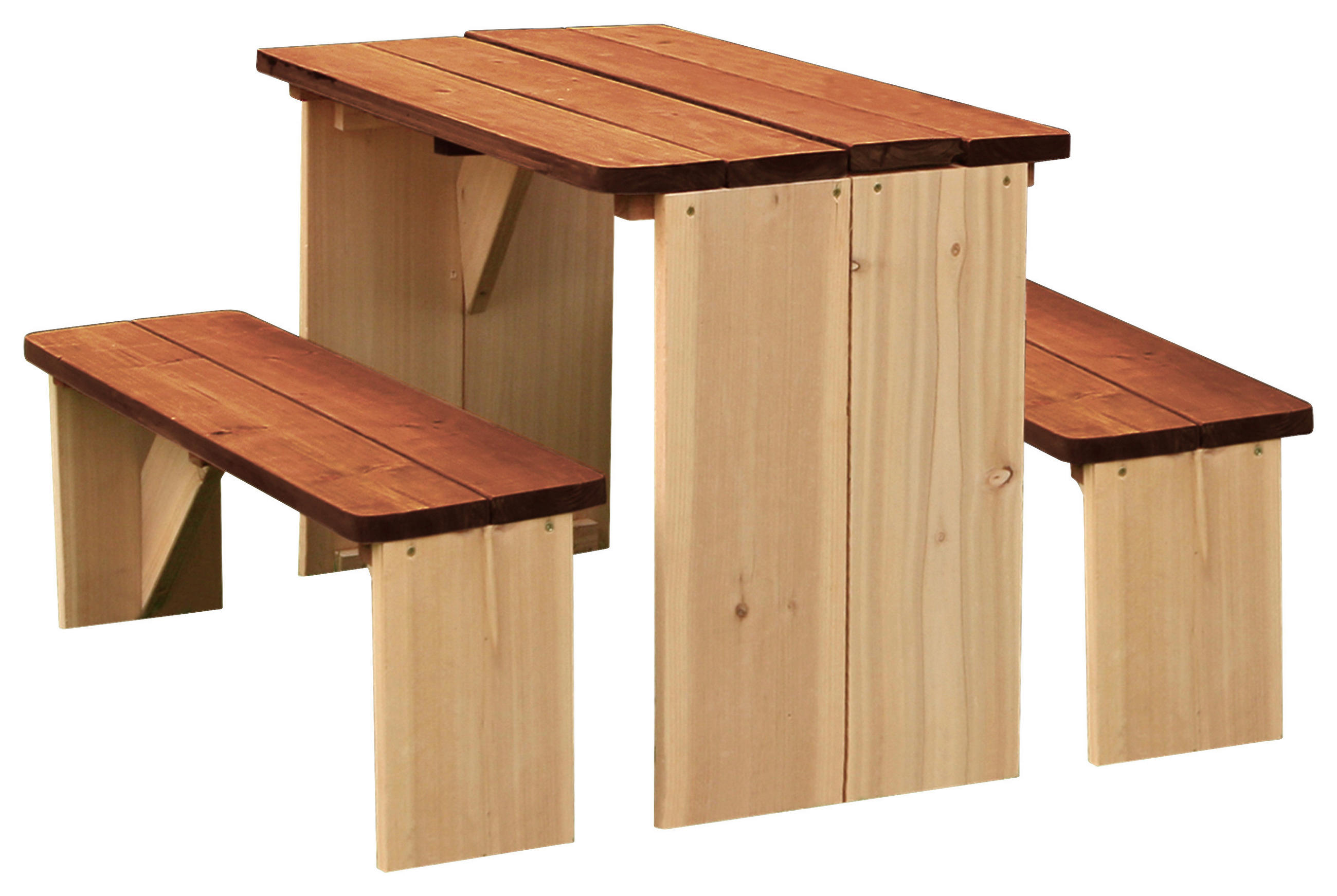 GARTENGARNITUR  - Braun, KONVENTIONELL, Holz (79,9/45/45cm) - Ambia Garden