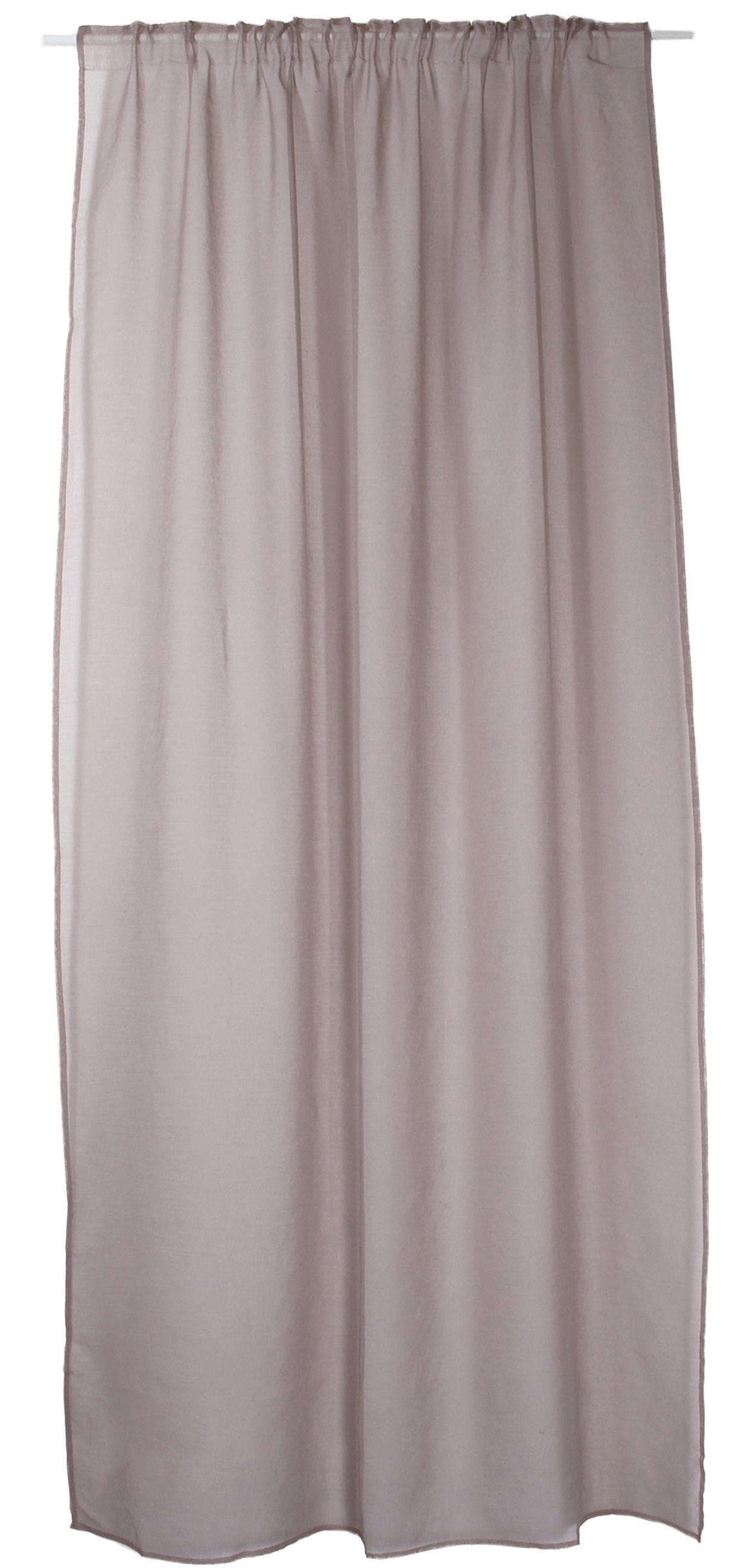 KÉSZFÜGGÖNY  - taupe, Basics, textil (140/260/0.2cm)