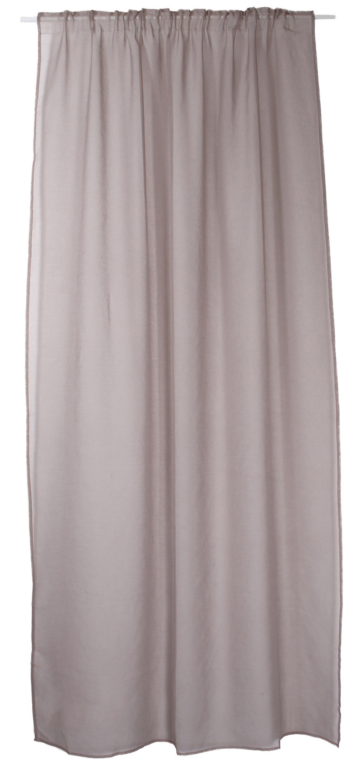 KÉSZFÜGGÖNY  - taupe, Basics, textil (140/260/0.2cm)