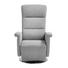 RELAXSESSEL Flachgewebe - Chromfarben/Grau, Design, Textil/Metall (76/117/91cm) - Musterring