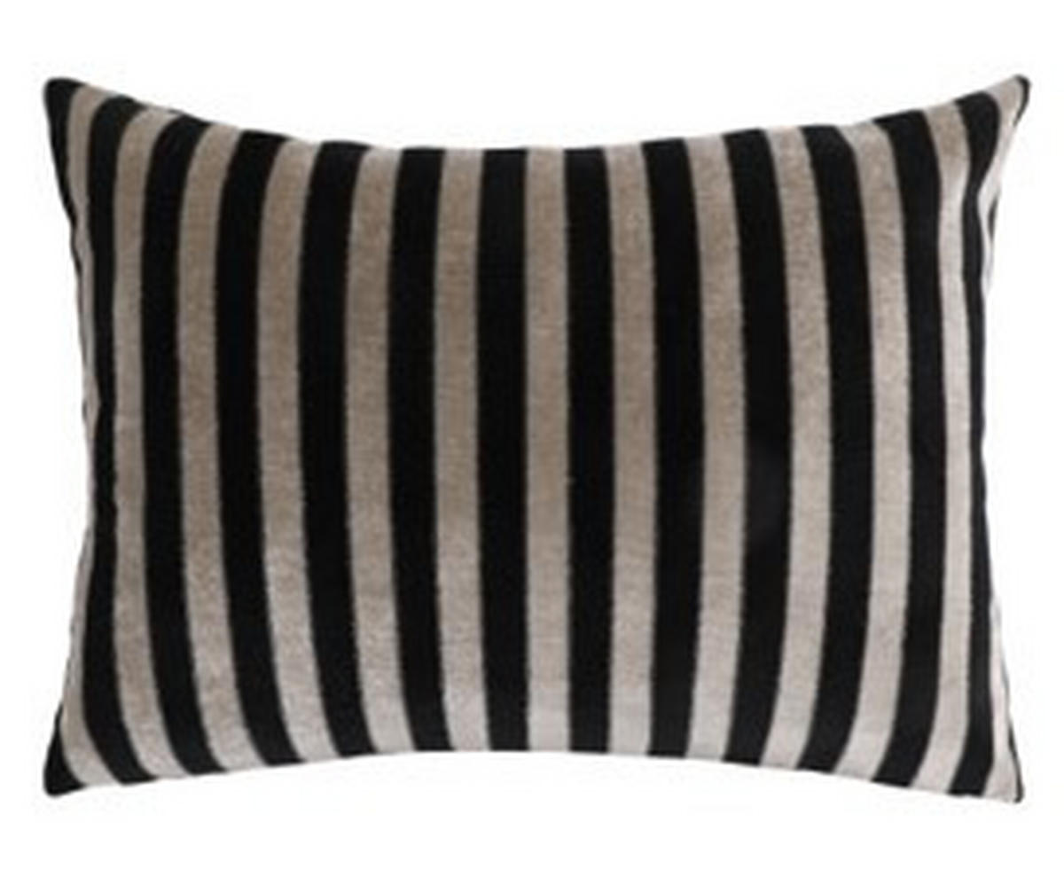 ZIERKISSEN  40/60 cm   - Schwarz/Braun, Design, Textil (40/60cm) - Dieter Knoll