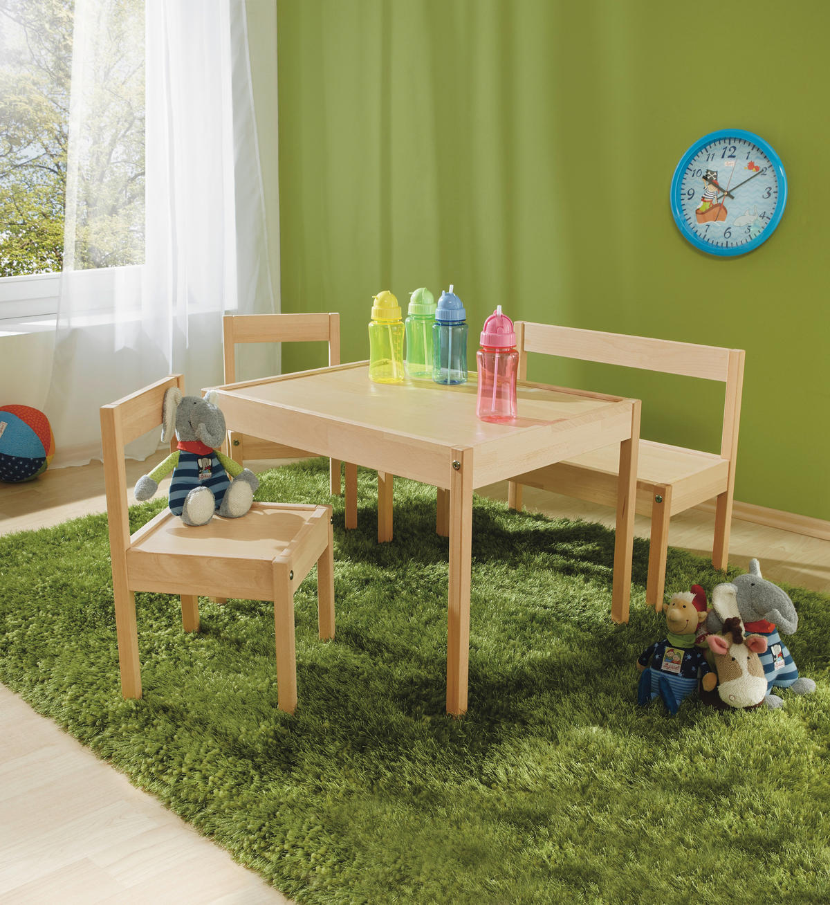 KINDERSITZGRUPPE Max Kernbuche  - Kernbuche, Basics, Holz - My Baby Lou