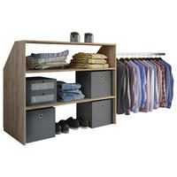 Etajeră Pentru Mansardă - stejar Sonoma, Modern, material pe bază de lemn (90/100/50cm) - MID.YOU