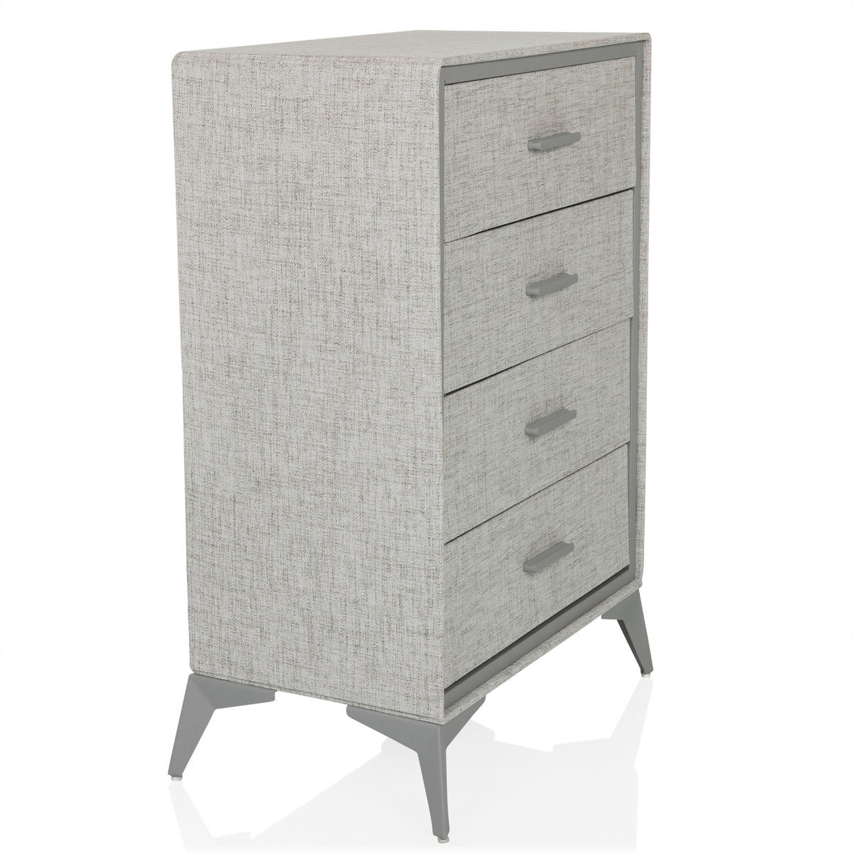 KOMMODE  in 60/90/35,5 cm  - Grau, MODERN, Textil/Metall (60/90/35,5cm) - MID.YOU