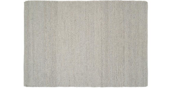 HANDWEBTEPPICH 70/140 cm Helsinki Silberfarben  - Silberfarben, KONVENTIONELL, Textil (70/140cm) - Linea Natura