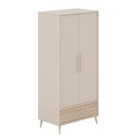 BABYKLEIDERSCHRANK Eefje Eichefarben, Beige  - Eichefarben/Beige, Basics, Holzwerkstoff (94,8/203,5/57,1cm) - Paidi