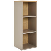 AKTENREGAL Grau, Eichefarben  - Eichefarben/Schwarz, MODERN, Holzwerkstoff/Kunststoff (45/120/40cm) - Novel