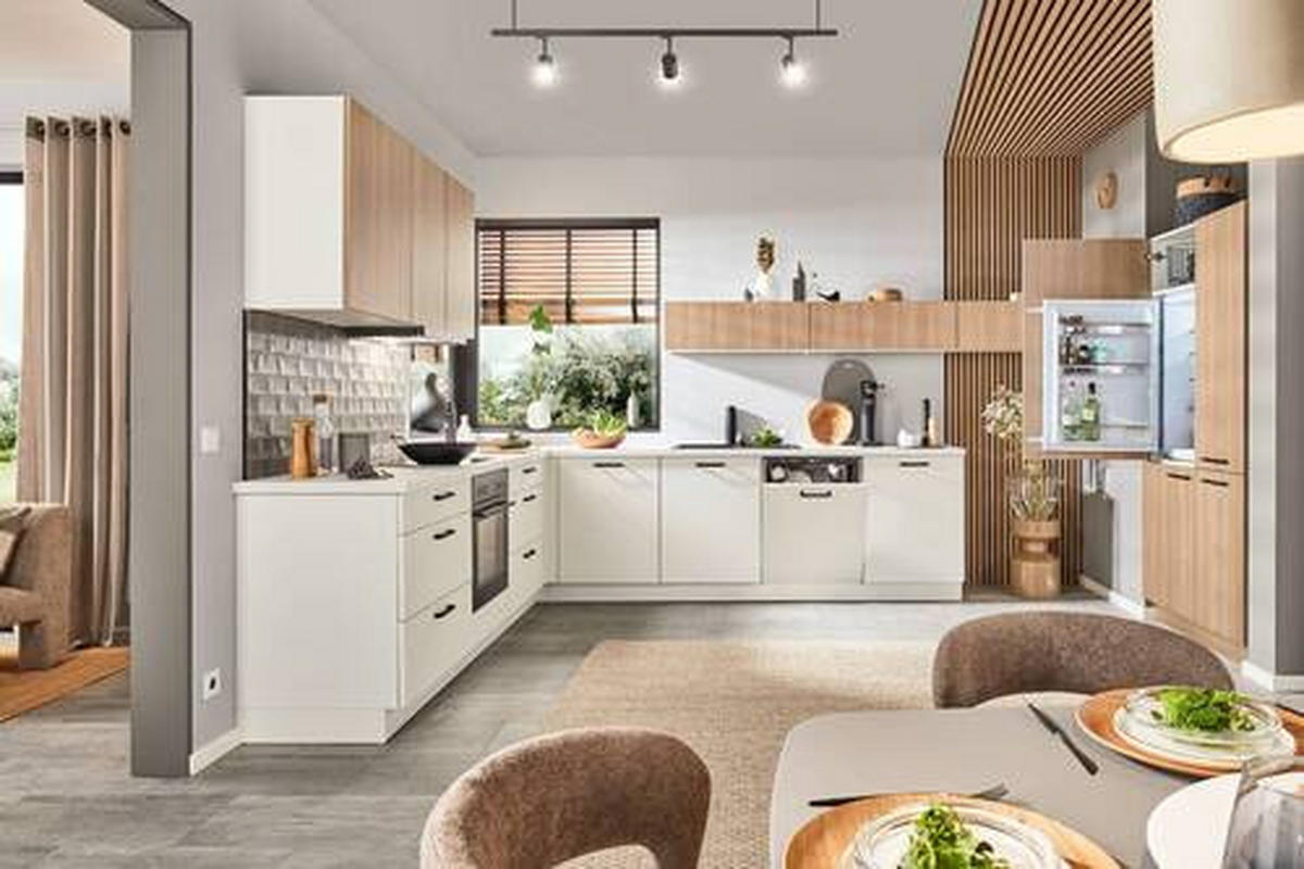 EINBAUKÜCHE   - Weiss, Design, Holzwerkstoff - Dieter Knoll