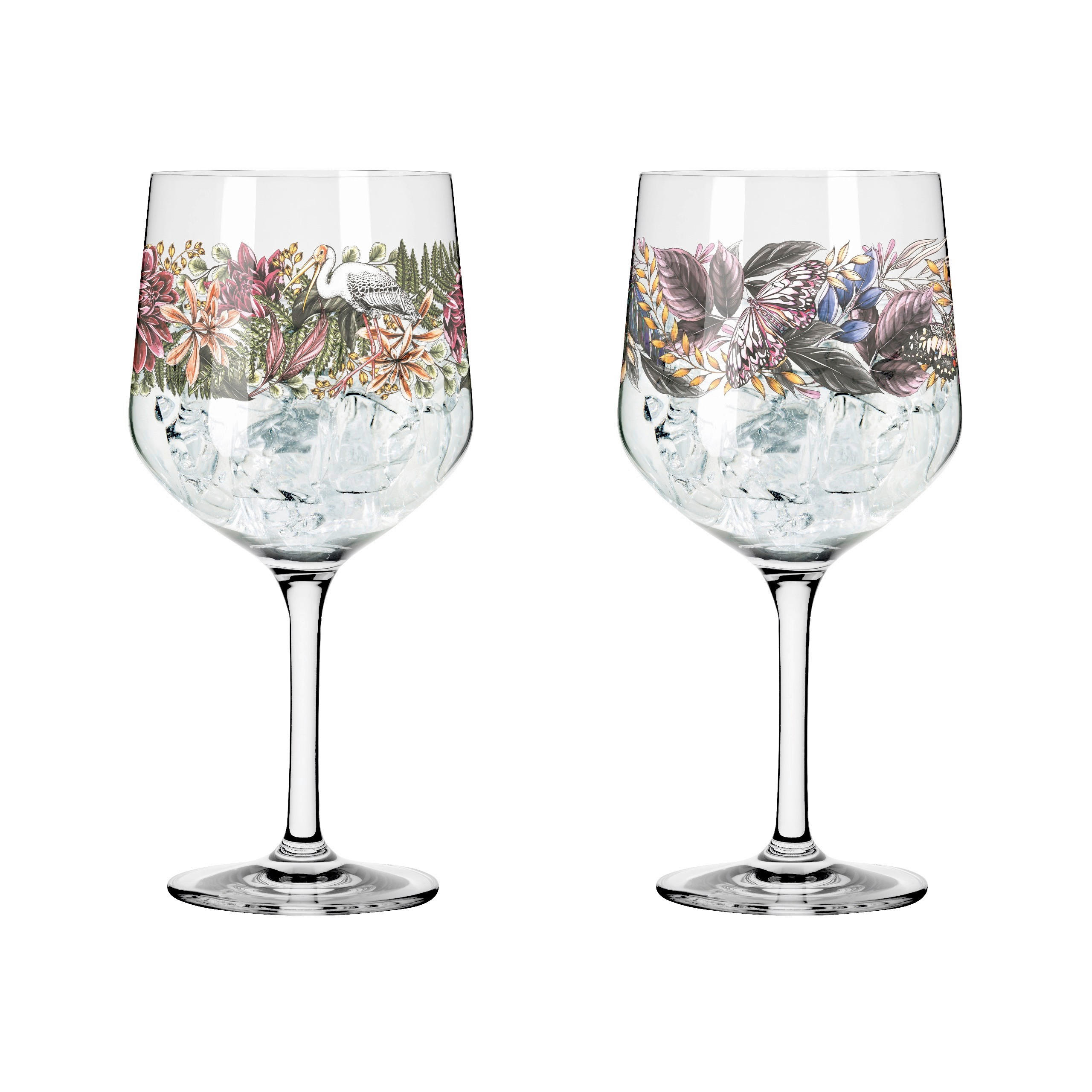 GINGLAS 720 ml 2-teilig  - Pink/Rot, LIFESTYLE, Glas (8,3/21,8cm) - Ritzenhoff