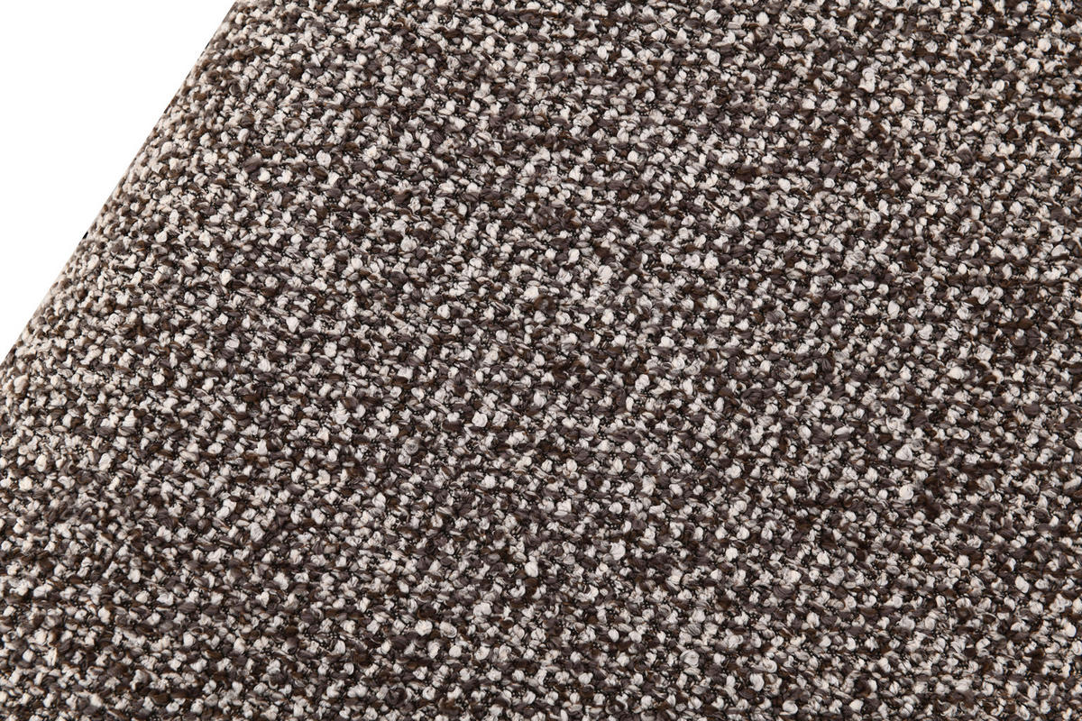 ARMLEHNSTUHL  Stoffauswahl Bouclé  Dunkelbraun, Walnussfarben  - Dunkelbraun/Walnussfarben, Design, Textil/Metall (58/78/60cm) - Lomoco