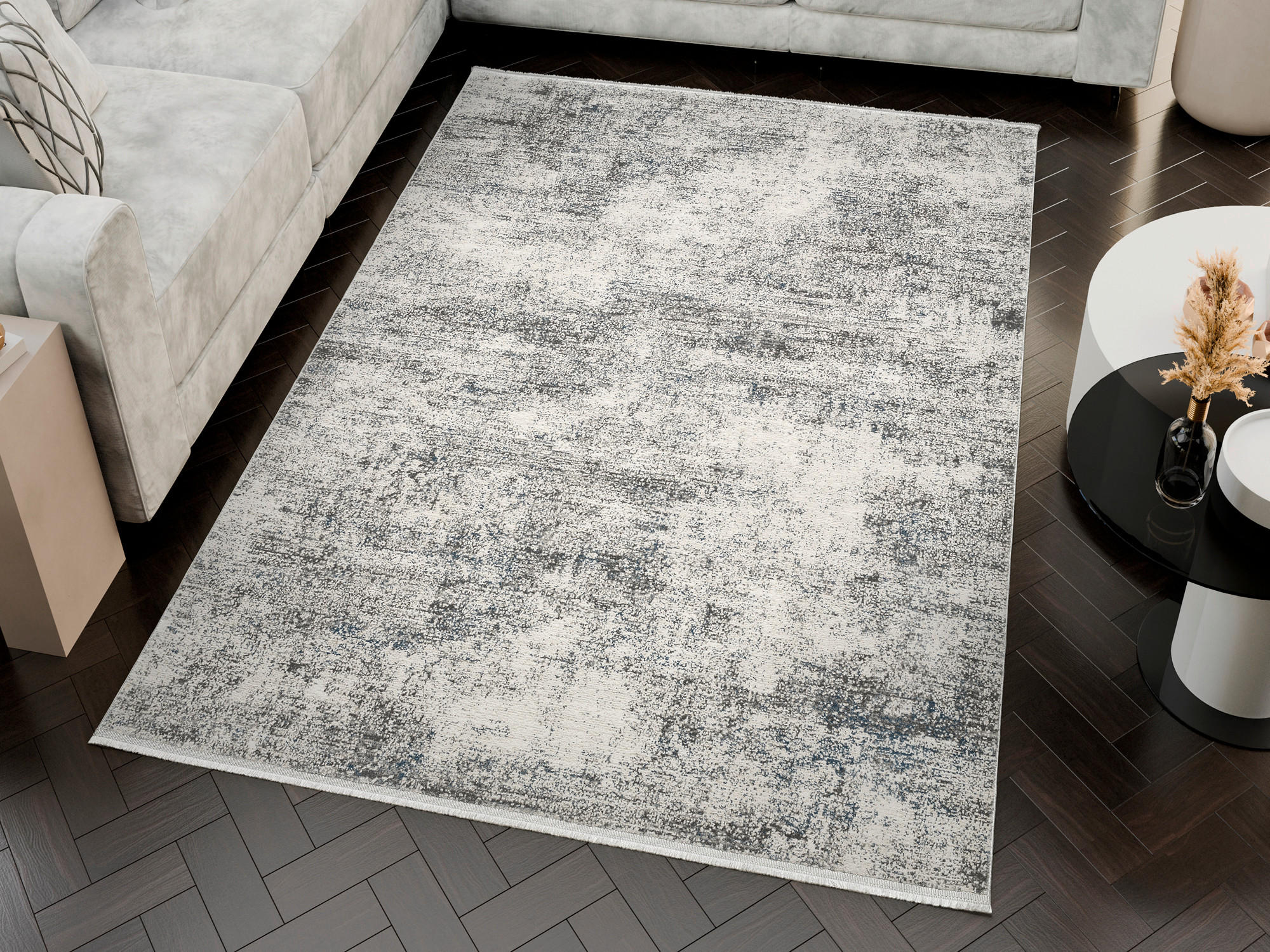 WEBTEPPICH 160/230 cm Pisanova Grau  - Grau, Design, Textil (160/230cm) - Dieter Knoll