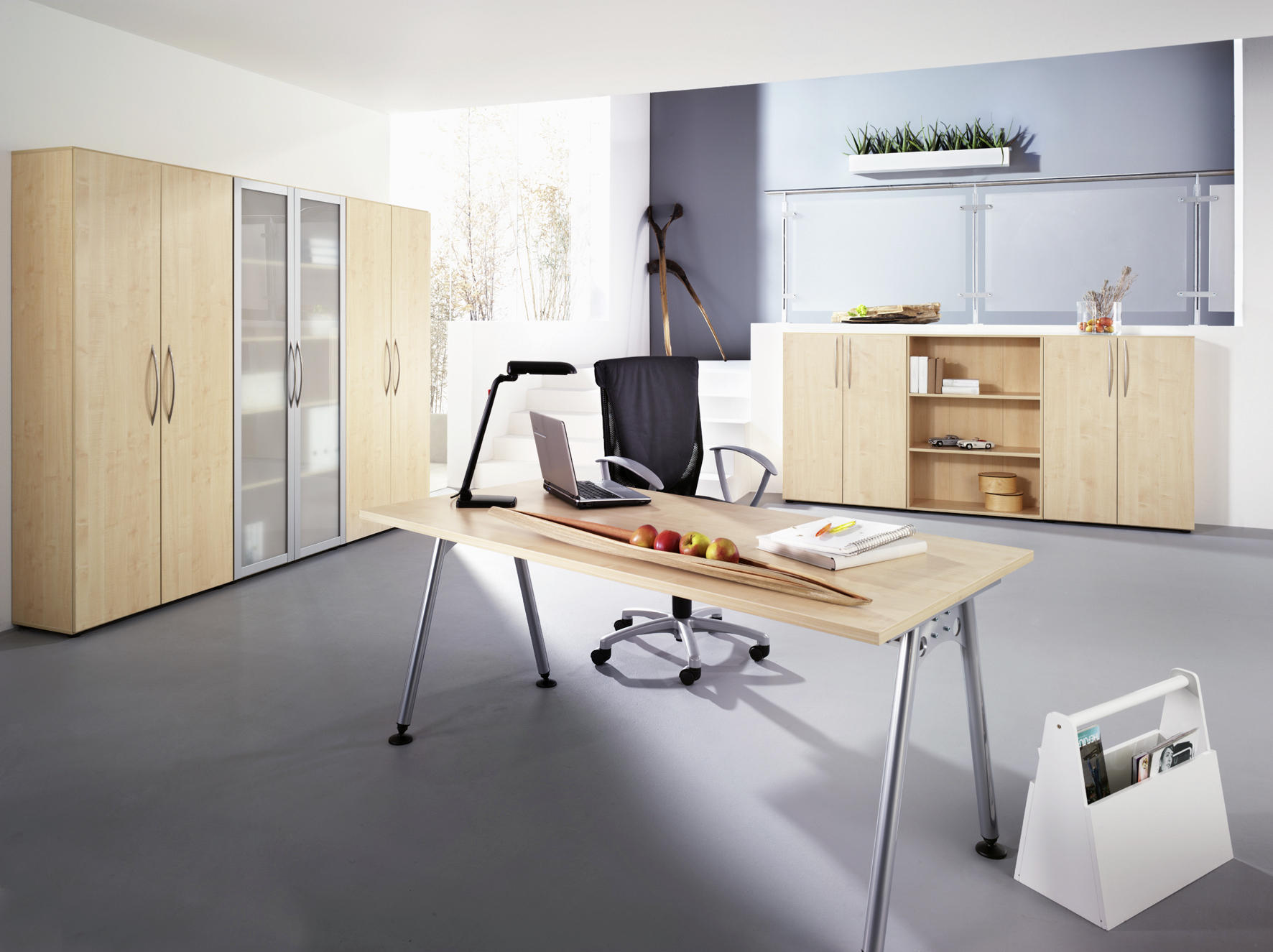 AKTENSCHRANK Ahornfarben - Ahornfarben, KONVENTIONELL, Holzwerkstoff (80/114,4/33cm) - Venda