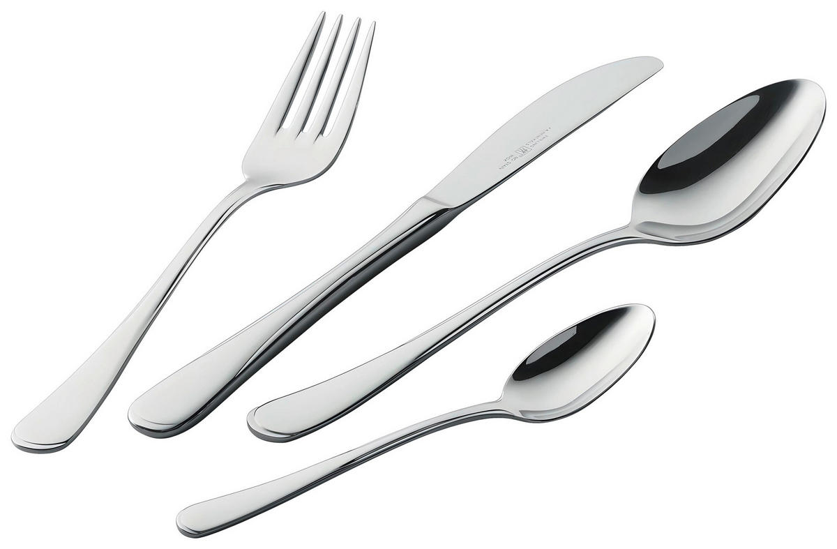 Bestickset 48 delar, matt yta  48 delar  - stålfärgad, Klassisk, metall - Zwilling