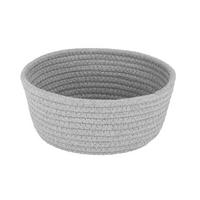 KENYÉRKOSÁR  22/22/10 cm  - világosszürke, Basics, textil (22/22/10cm) - Justinus