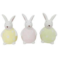 DEKOHASE - Pink/Gelb, LIFESTYLE, Keramik (8/13/7,5cm)