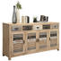 SIDEBOARD 180/95/45 cm - Hellbraun/Dunkelbraun, LIFESTYLE, Holz/Metall (180/95/45cm) - Landscape SIDEBOARD 180/95/45 cm - Hellbraun/Dunkelbraun, LIFESTYLE, Holz/Metall (180/95/45cm) - Landscape
