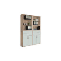 AKTENSCHRANK Weiß, Eichefarben  - Eichefarben/Weiß, MODERN, Holzwerkstoff (168,8/227,2/33cm) - MID.YOU
