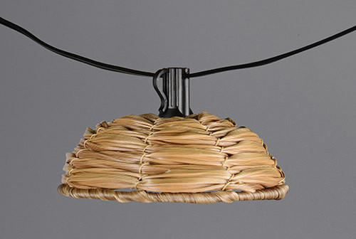 LICHTERKETTE - Schwarz/Braun, Lifestyle, Kunststoff (570cm)