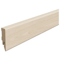 SOCKELLEISTE Eiche weiss Weiß  - Weiß, KONVENTIONELL, Holzwerkstoff (240/1.4/5.8cm) - Egger Holzwerkstoffe