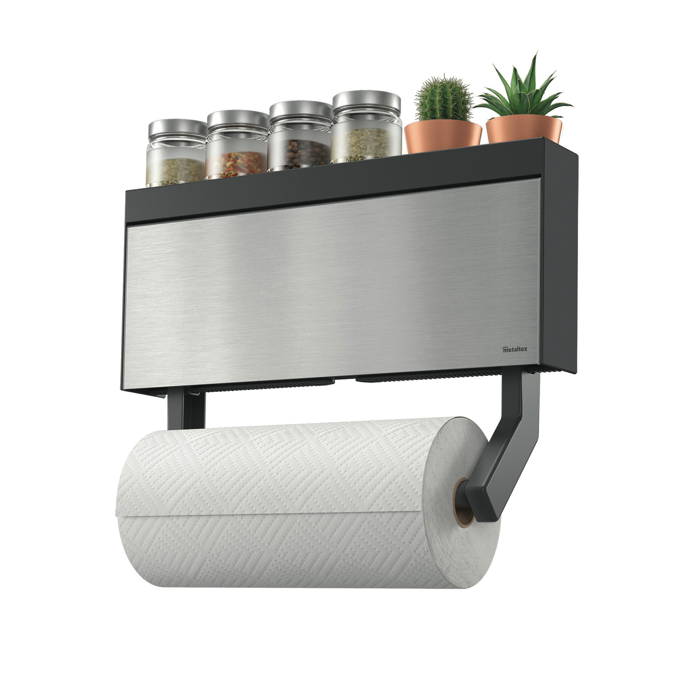 KONYHAI SEGÉDESZKÖZÖK - Basics, műanyag/fém (38/6/17cm) - Metaltex