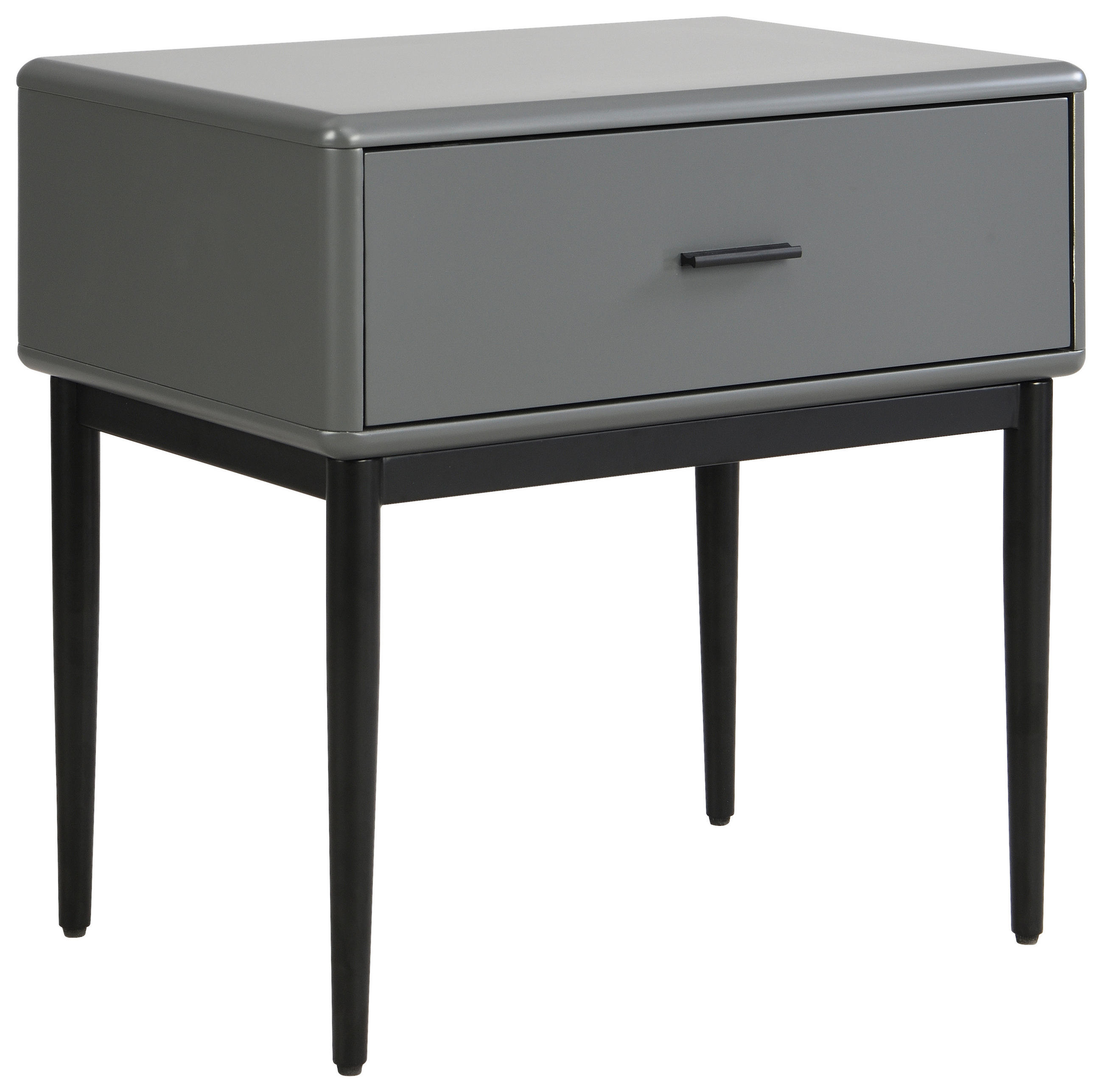 E-shop Livetastic NOČNÝ STOLÍK, sivá, 54/55/40 cm