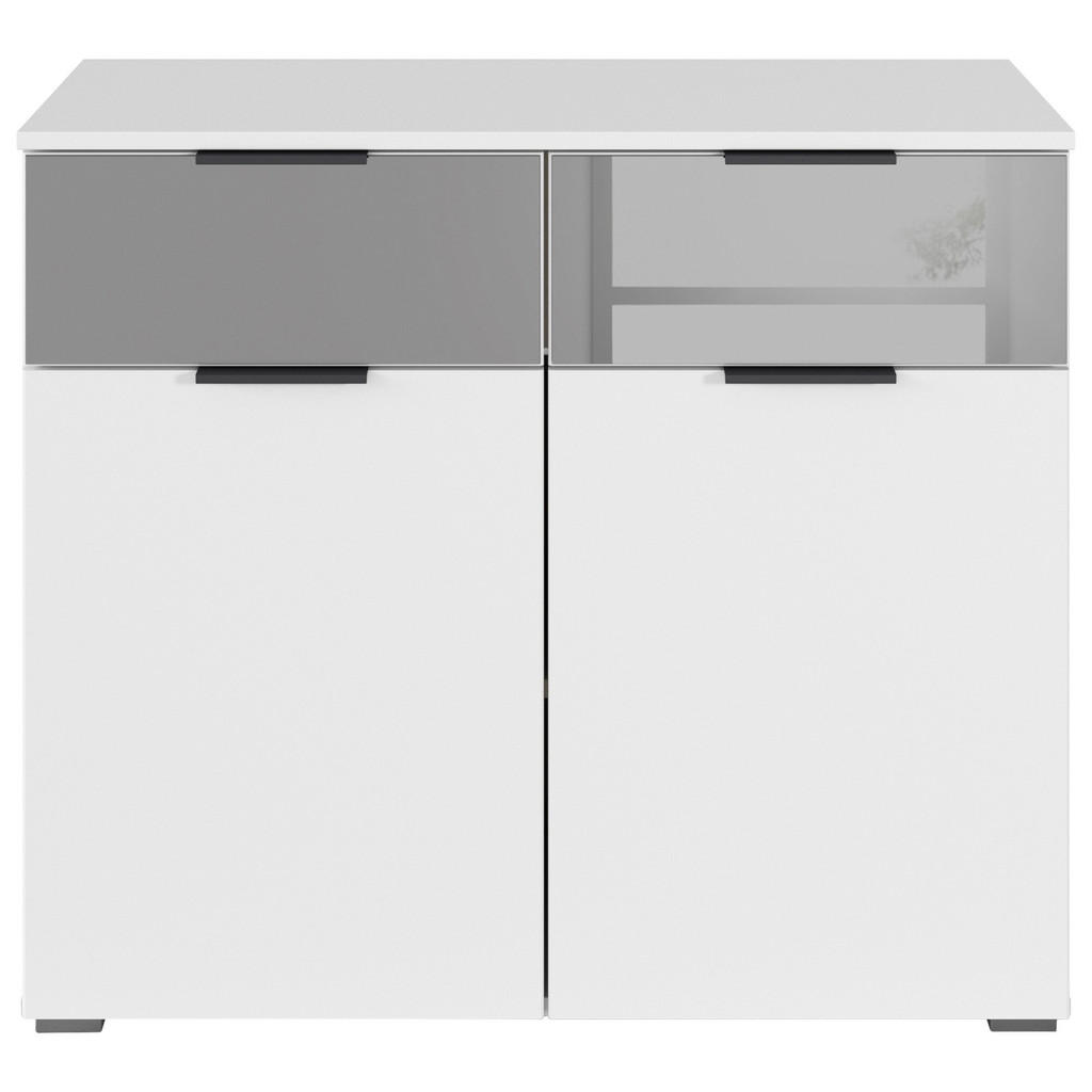 Thumbnail - Rauch Möbel Kommode, Weiß, Metall, 2 Schublade(n) Schubladen, 80x81x42 cm, Blauer Engel, BQ - Bündnis für Qualität, Made...