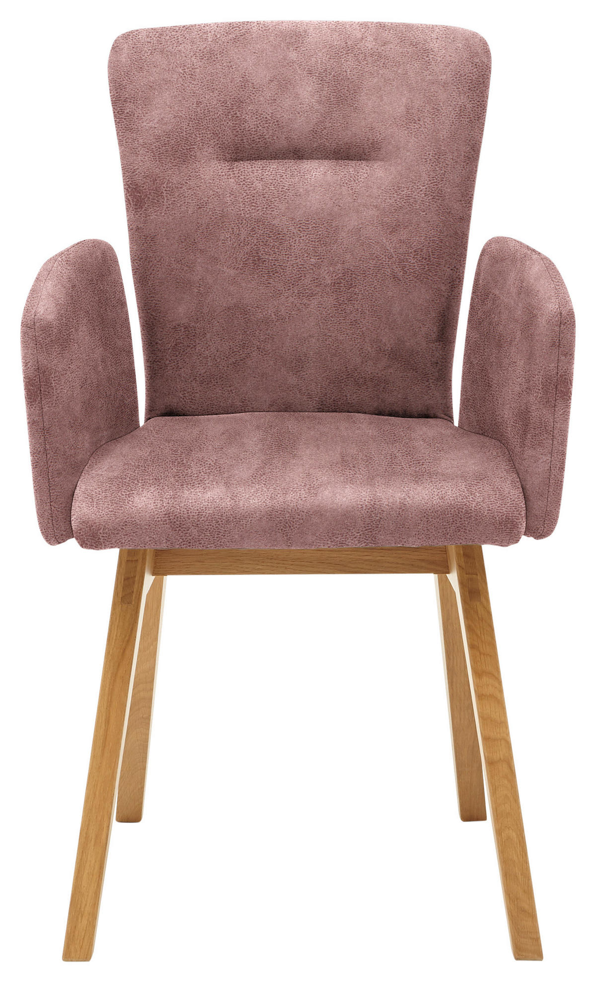 ARMLEHNSTUHL in Holz, Textil Altrosa  - Altrosa, KONVENTIONELL, Holz/Textil (57/91/66cm) - Dieter Knoll