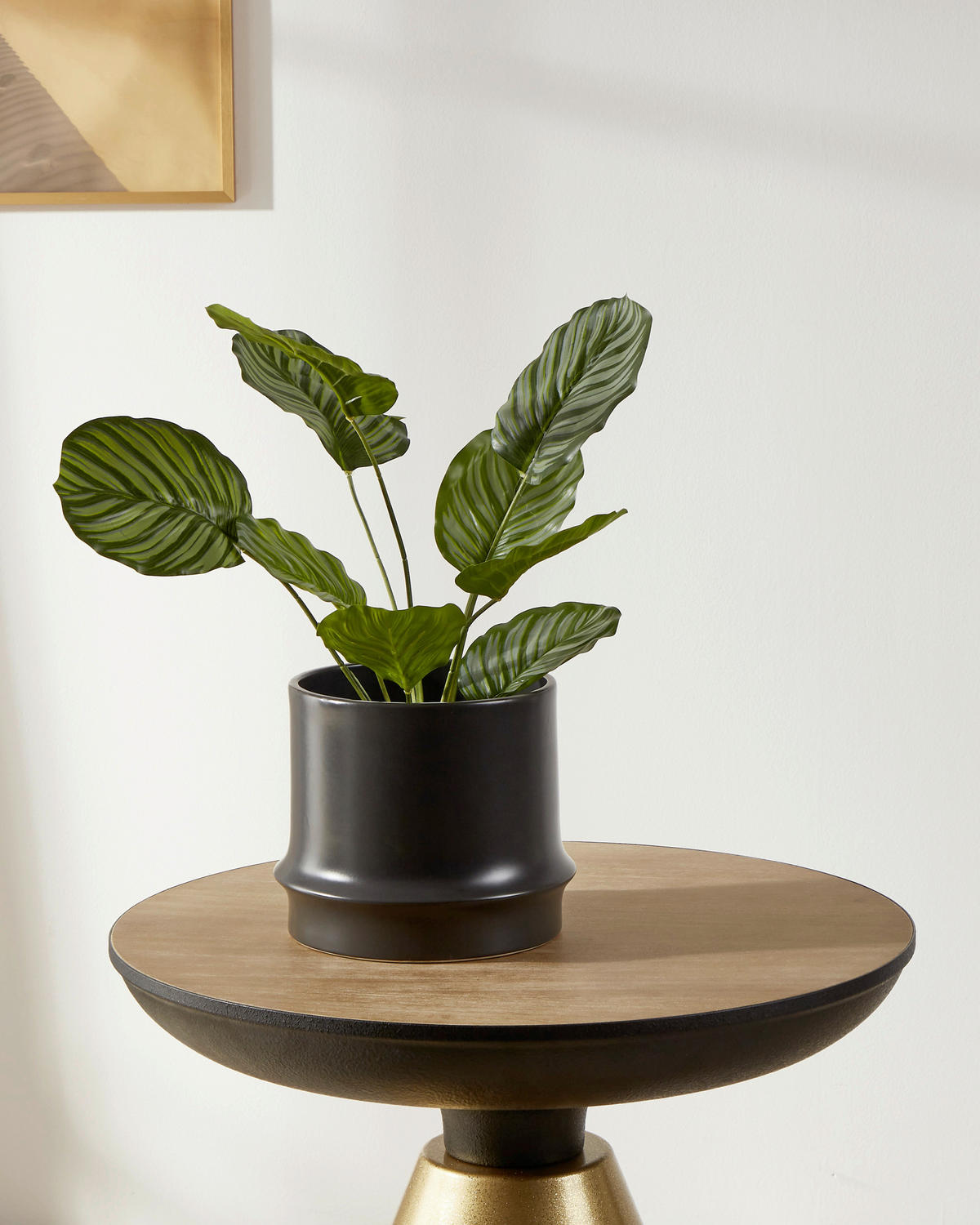 PFLANZENTOPF 17/16 cm Schwarz  - Schwarz, LIFESTYLE, Keramik (17/16cm)