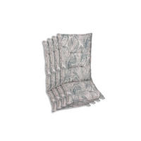 SESSELAUFLAGENSET Blätter  - Beige/Grau, Basics, Textil (50/7/120cm)