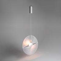 PENDELLEUCHTE 45/12 cm    - Weiss, Trend, Kunststoff/Textil (45/12cm) - MAYTONI