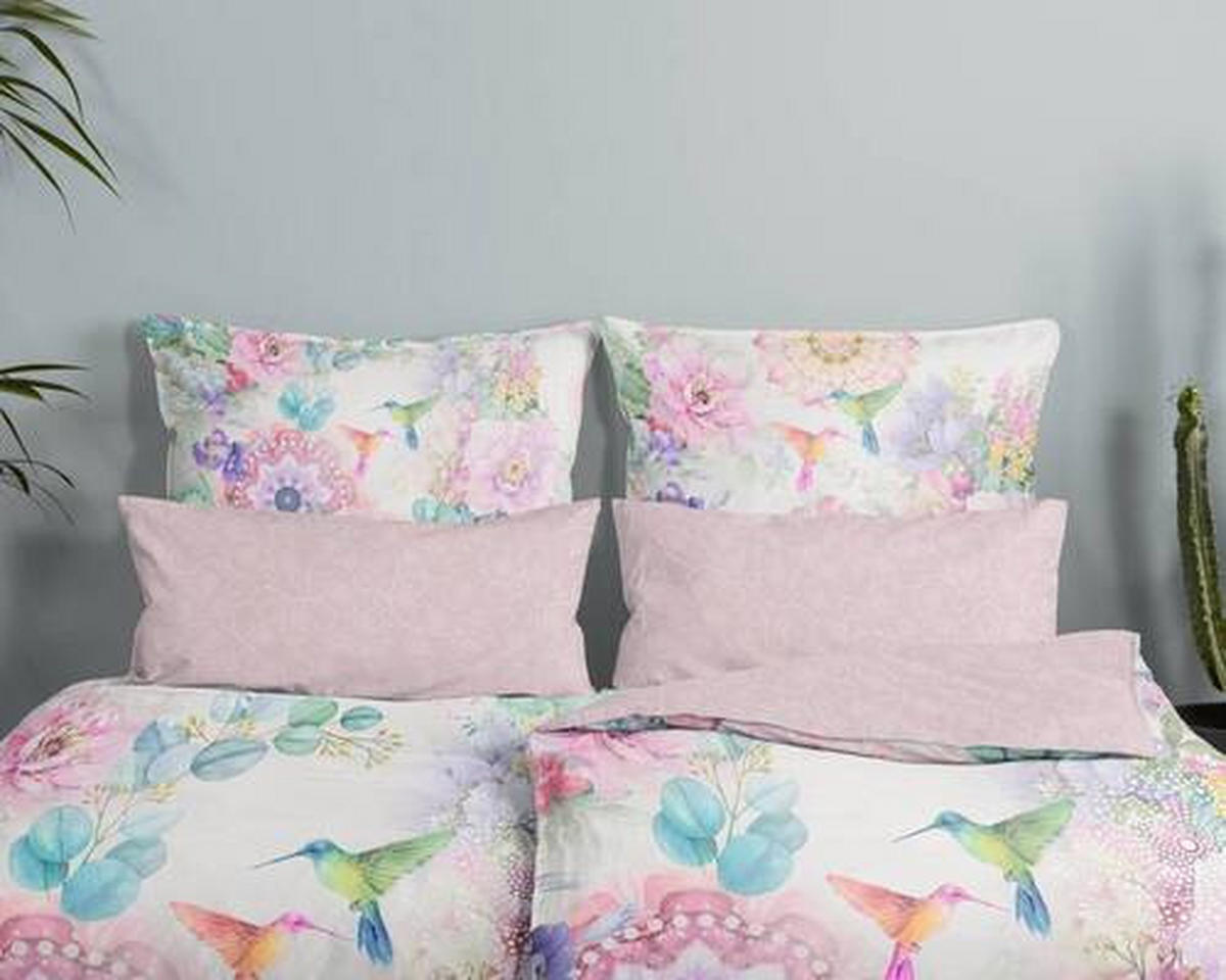 WENDEBETTWÄSCHE Isaye Satin 155/220 cm  - Multicolor, Design, Textil (155/220cm)