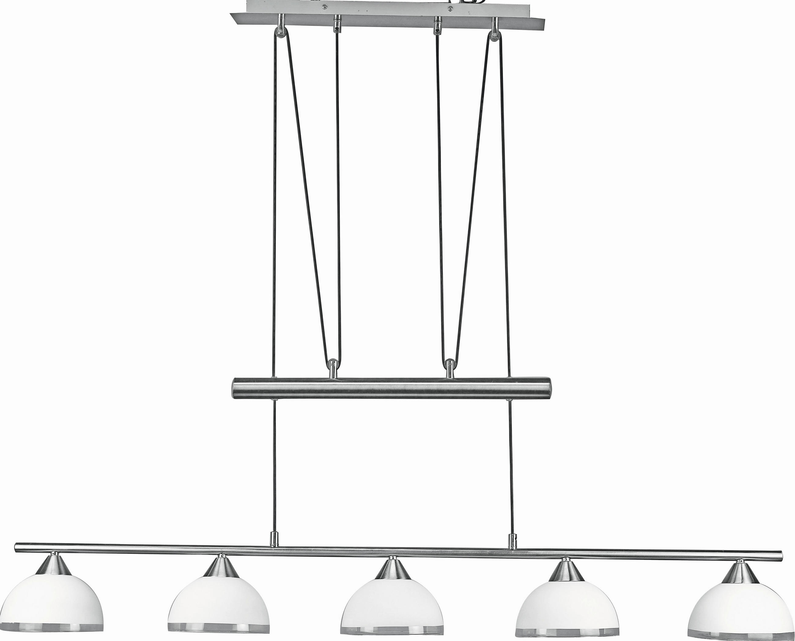 ZÁVESNÉ SVIETIDLO, 118,5/15,5/75-195 cm  - Konventionell, kov/sklo (118,5/15,5/75-195cm)
