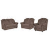 SITZGARNITUR in Chenille Taupe  - Taupe/Schwarz, Konventionell, Kunststoff/Textil - Livetastic