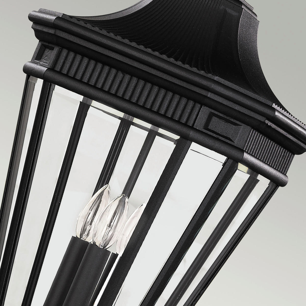 AUSSENHÄNGELEUCHTE Cotsln 30.5 /69.7 cm  - Schwarz, Konventionell, Glas/Metall (30.5 /69.7cm) - Elstead Lighting
