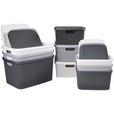 AUFBEWAHRUNGSBOX    22,4/27,7/15,1 cm  - Weiß, Basics, Kunststoff (22,4/27,7/15,1cm) - Homeware