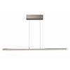 LED-HÄNGELEUCHTE Torvi 135/9/150 cm   - Nickelfarben, Design, Glas/Metall (135/9/150cm) - Fischer & Honsel