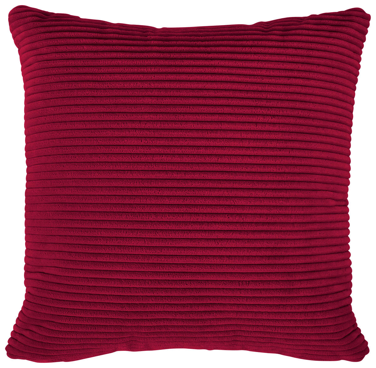 ECKSOFA Rot Cord  - Rot/Schwarz, Design, Kunststoff/Textil (303/196cm) - Livetastic