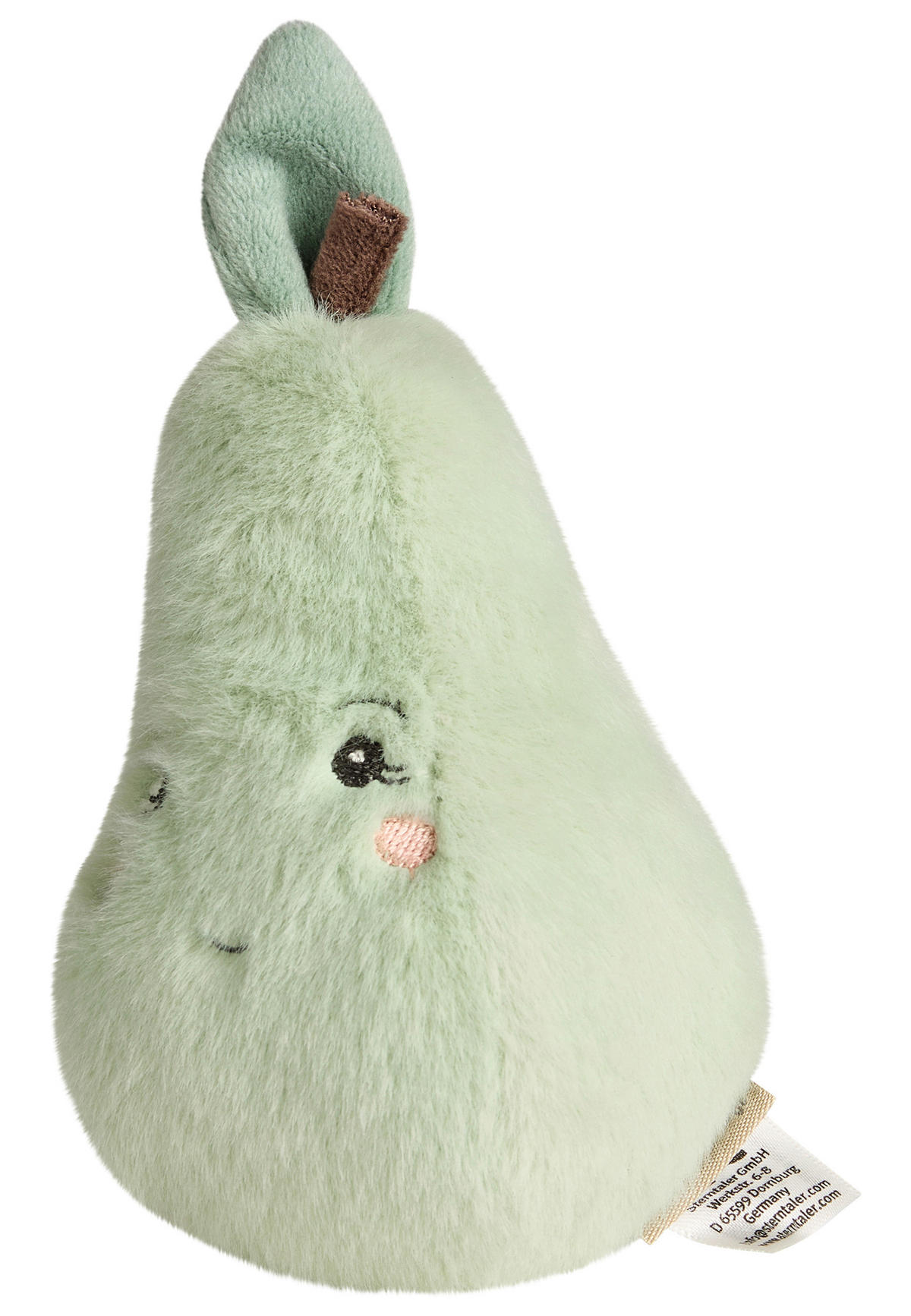 KUSCHELTIER Früchte 13/9/8 cm  - Salbeigrün, Basics, Textil (13/9/8cm) - Sterntaler