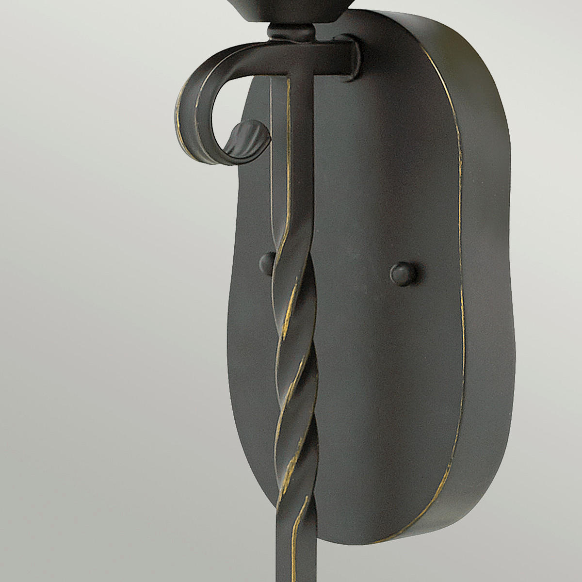WANDLEUCHTE Elstead Casa 12,8/10,8/58,6 cm   - Schwarz, Basics, Glas/Metall (12,8/10,8/58,6cm) - Elstead Lighting