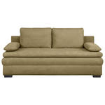 SCHLAFSOFA in Struktur Olivgrün  - Schwarz/Olivgrün, KONVENTIONELL, Kunststoff/Textil (195/93/83cm) - Carryhome