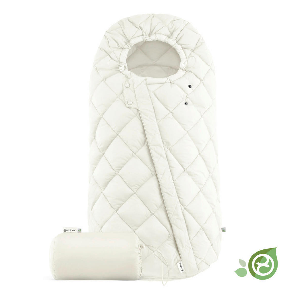 FUßSACK Snogga 2  - Beige, Basics, Textil (90/50cm) - cybex GOLD